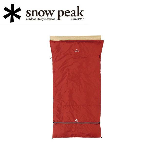 【ガチ研究】スノーピーク snow peak セパレートオフトンワイド 700 寝袋（下限温度２度）BDD-103 封筒型シュラフ