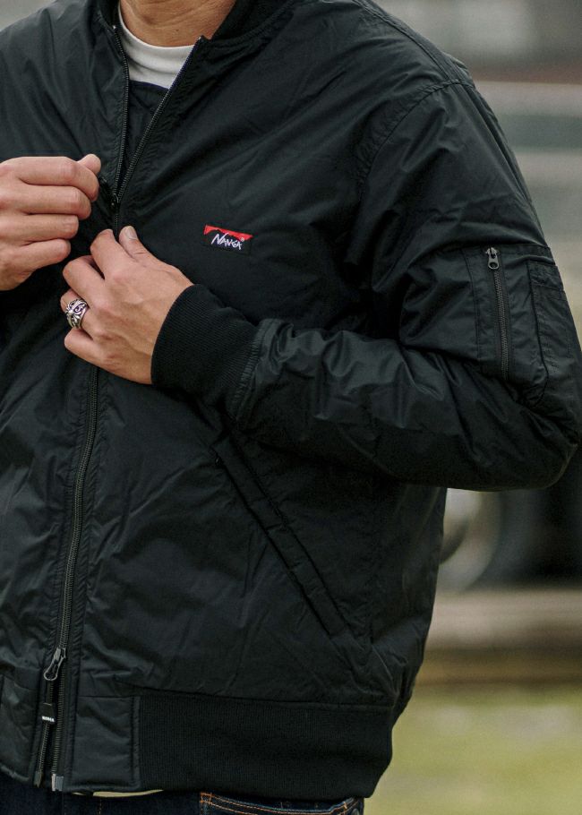 NANGA ナンガ 別注モデル MA-1 AURORATEX DOWN JACKET MA-1 オーロラテックスダウンジャケット | NANGAの通販  | Orange