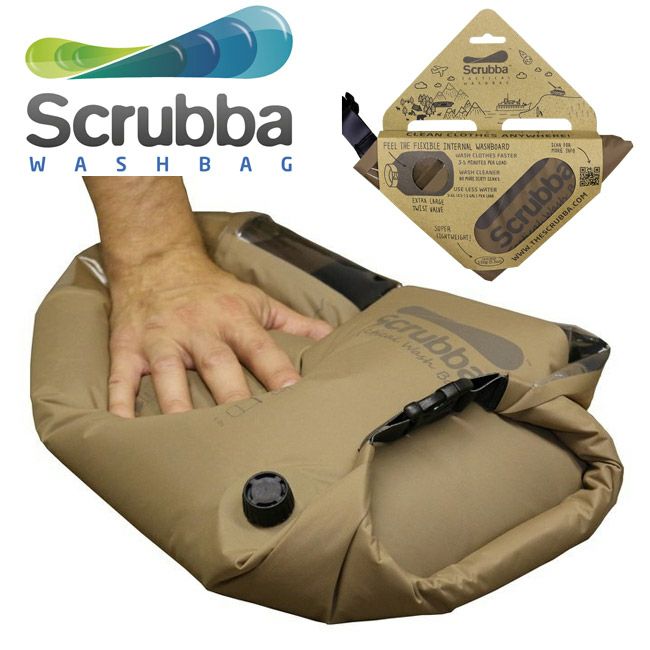 Scrubba Tactial Wash bag　SU002　ウォッシュバッグ Scrubba wash bag - 宗像山道具店 by GRIPS