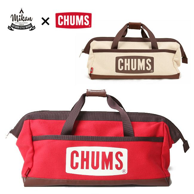 CHUMS×MIKANコラボ Tool Box Bag ツールボックスバッグ CH60-2594  【ペグケース/マルチケース/ハンマー/アウトドア/コンテナ】 CHUMSの通販 Orange