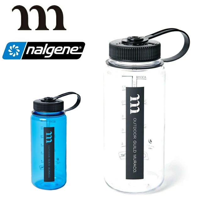 Muraco ムラコ Muraco Nalgene 広口0 5l Tritan フラットキャップ アウトドア ボトル 水筒 Orange