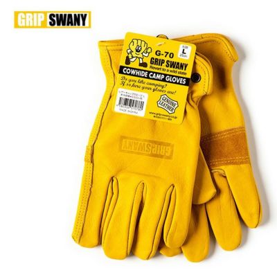 GRIP SWANY グリップスワニー×Orange 別注 COWHIDE CAMP GLOVES カウハイドキャンプグローブ G-70  【メール便・代引不可】