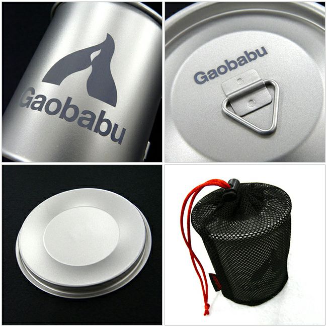 Gaobabu ガオバブ チタンマグカップ 400ml フタ・メッシュ袋付 【コップ/アウトドア/キャンプ/耐熱性】 | Gaobabuの通販 |  Orange