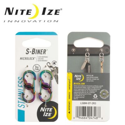 Nite Ize ナイトアイズ S Biner Slidelock Aluminum 2 エスビナースライドロックアルミニウム カラビナ アウトドア キャンプ Orange