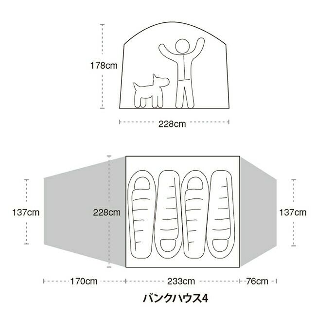 BIG AGNES ビッグアグネス バンクハウス 4 TBUNK420