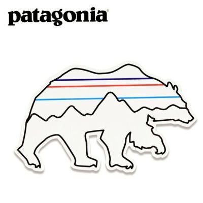 Patagonia パタゴニア Trident Fish Sticker トライデントフィッシュステッカー シール カスタム アウトドア メール便 代引不可