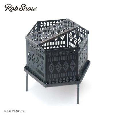 Rob Snow ロブスノー 組立式焚火台 Dian ディアン(黒皮鉄)
