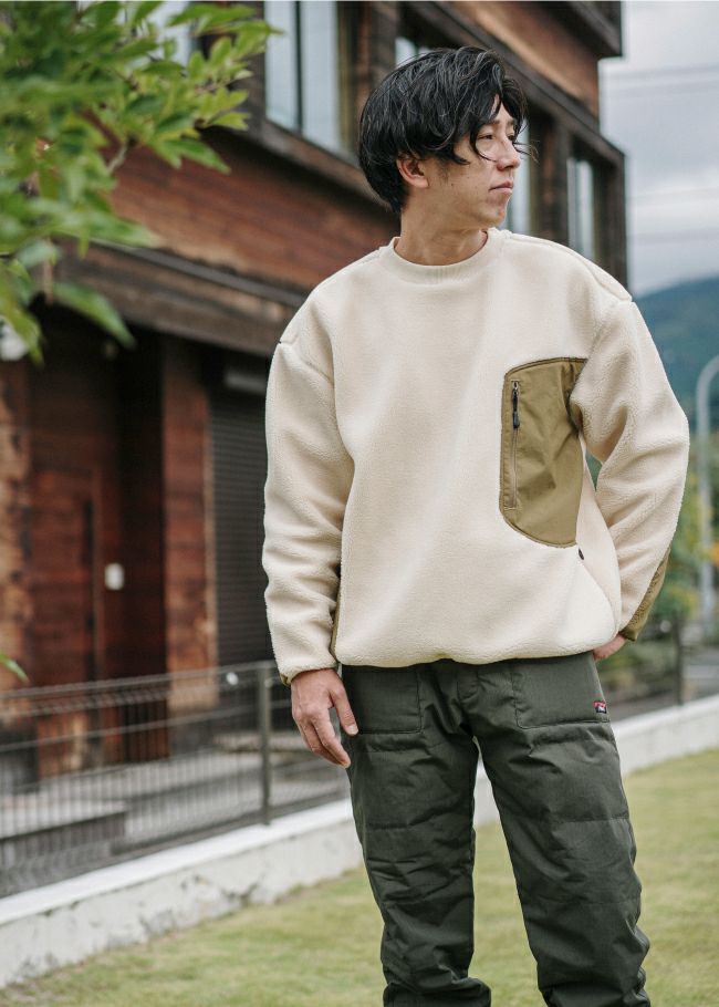 GRIP SWANY グリップスワニー 別注カラー GEAR FLEECE CREW ギアフリースクルー GSC-38 【トップス/長袖/アウトドア】