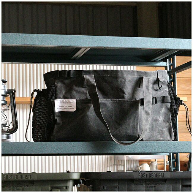 POST GENERAL ポストジェネラル WAXED CANVAS TOOL BAG RECT ワックス