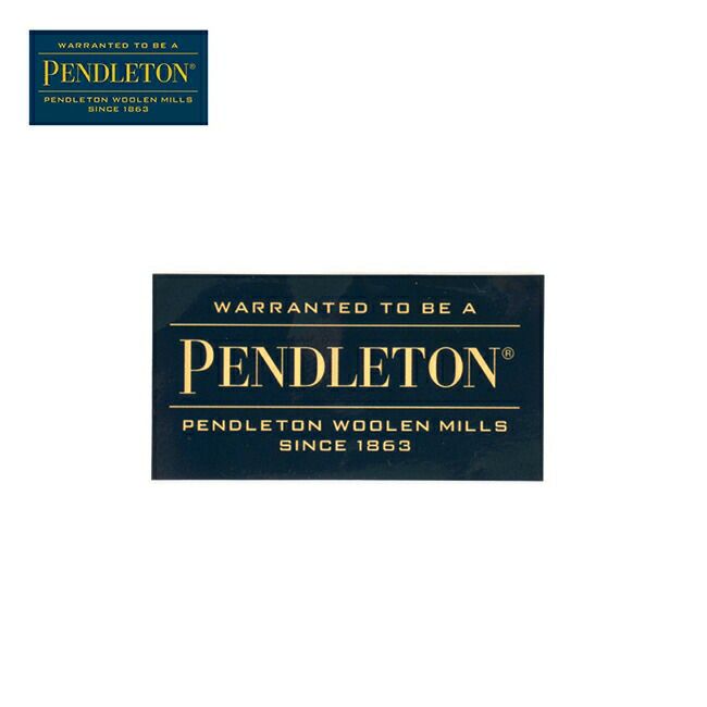 PENDLETON ペンドルトン LOGO STICKER M ロゴステッカーM PDT-000-223033 【シール/キャンプ/アウトドア】【 メール便・代引不可】