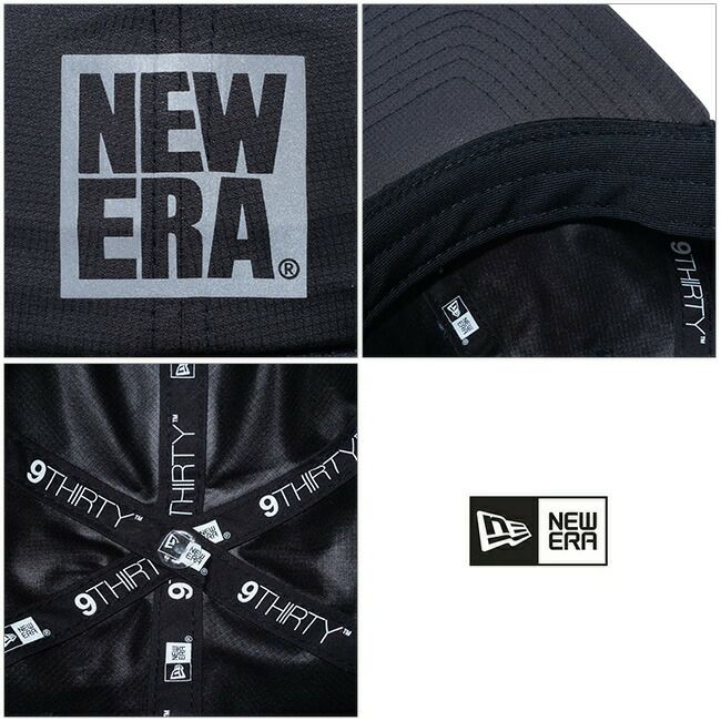 NEWERA ニューエラ 9THIRTY Water Repellent H2OFF Square New Era ブラック 13327729  【帽子/防撥水/ニューエラ アウトドア】