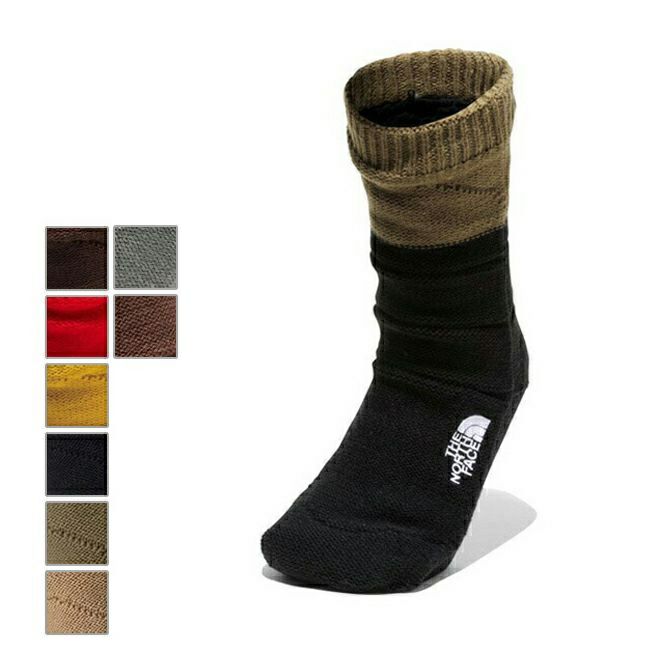 THE NORTH FACE ノースフェイス Nuptse Bootie Socks ヌプシブーティソックス NN82233  【日本正規品/靴下/ボア/あったか/ギフト】