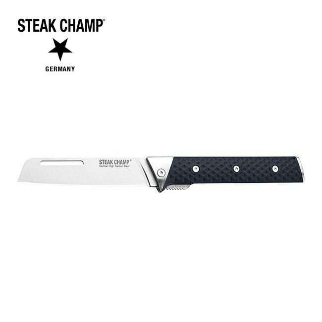 STEAK CHAMP ステーキチャンプ CHEF'S OUTDOOR FOLDING KNIFE 12cm