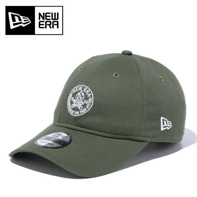 NEWERA ニューエラ 9THIRTY ロングバイザー AGUNINO Takibi 焚火 オリーブ 13327732 【ニューエラアウトドア/ キャップ/帽子】