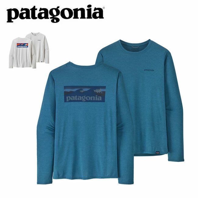 patagonia パタゴニア M's L/S Cap Cool Daily Graphic Shirt - Waters
