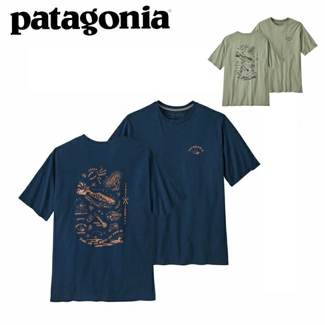 patagonia パタゴニア M's Action Angler Responsibili-Tee メンズアクションアングラーレスポンシビリティー  37675 【Tシャツ/半袖/トップス/アウトドア】【メール便・代引不可】