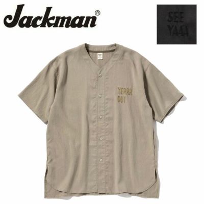 Jackman ジャックマン VT Baseball Shirt ビスコースベースボールシャツ JM8321