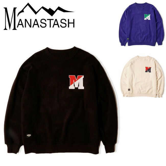 MANASTASH マナスタッシュ 2 FACE SWEAT 93 ダブルフェイススウェット