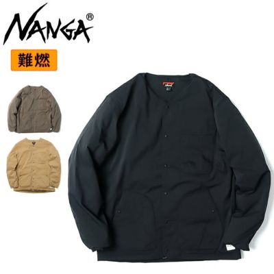 NANGA ナンガ 焚火 RIPSTOP INNER DOWN CARDIGAN タキビリップストップインナーダウンカーディガン