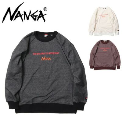 NANGA ナンガ ECO HYBRID THE BALANCE SWEATSHIRT エコハイブリッドザ