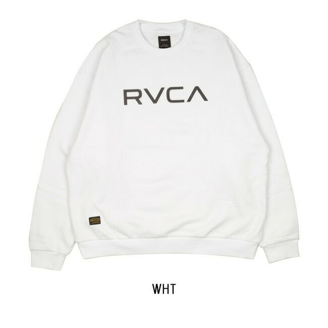 RVCA/ルーカ トレーナー ブランドロゴ オーバーサイズ 裏起毛 BD042-151-