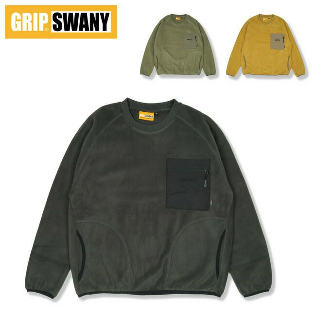 GRIP SWANY グリップスワニー POLARTEC FLEECE CREW ポーラテック