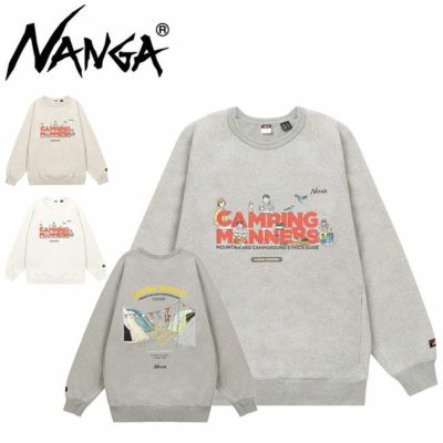 NANGA ナンガ ECO HYBRID CAMPING MANNERS PEG&ROPE SWEATSHIRT エコ