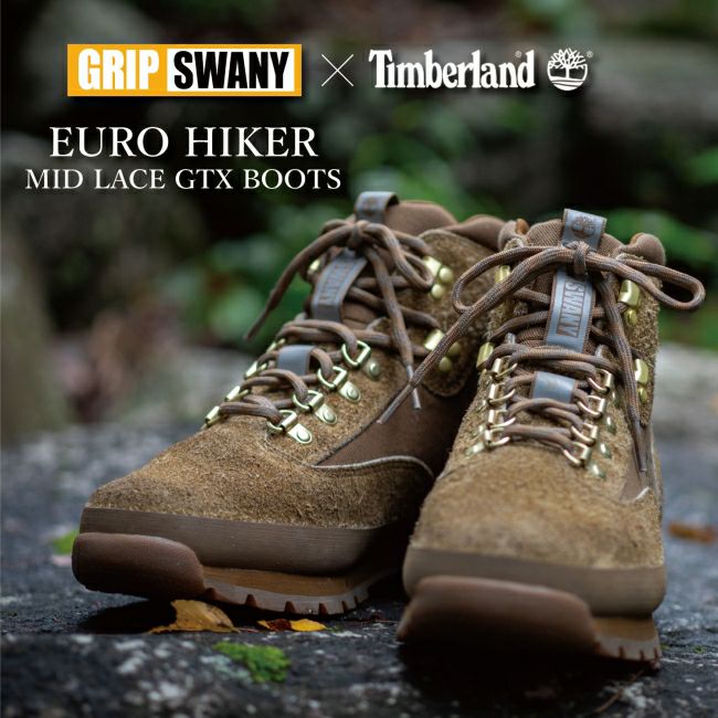 GRIP SWANY×Timberland グリップスワニー×ティンバーランド EURO HIKER MID LACE GTX BOOT  ユーロハイカーミッドレースGTXブーツ 0A6EX5