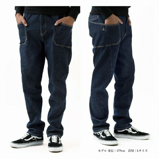 GRIP SWANY グリップスワニー 別注 WARM DENIM JOG 3D CAMP PANTS ウォームデニムジョグ3Dキャンプパンツ  GSMP0003