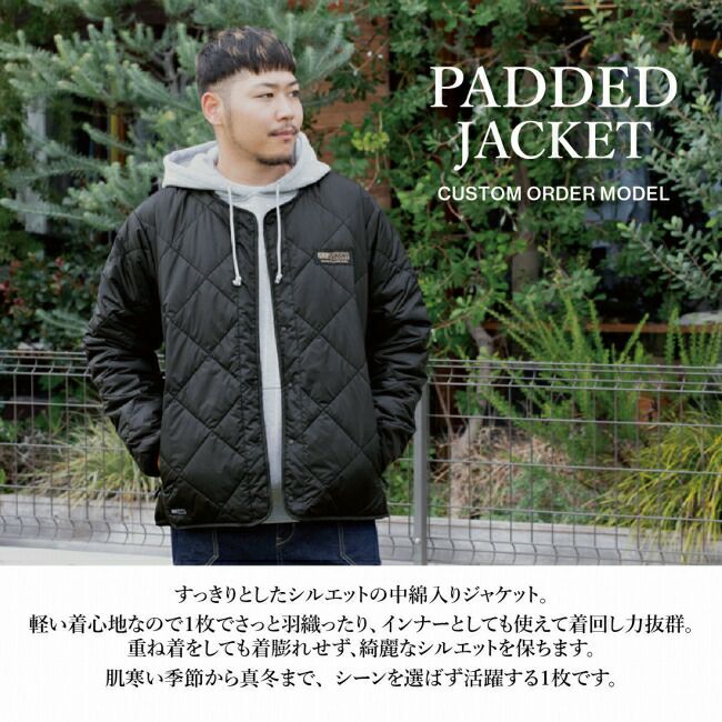 GRIP SWANY グリップスワニー 別注 PADDED JACKET パデッド