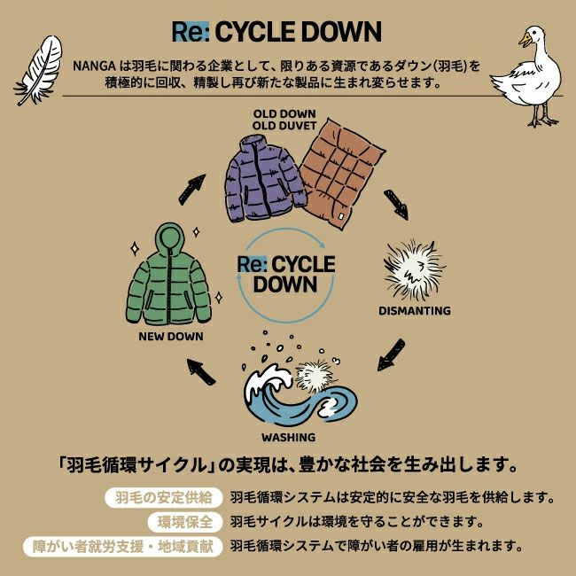 NANGA ナンガ LIGHT WEIGHT PLAYLAND DOWN JACKET ライト NANGA ナンガ LIGHT WEIGHT PLAYLAND DOWN JACKET ライト