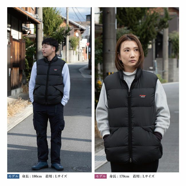 ☆NANGA ナンガ LIGHT WEIGHT PLAYLAND DOWN VEST ライト