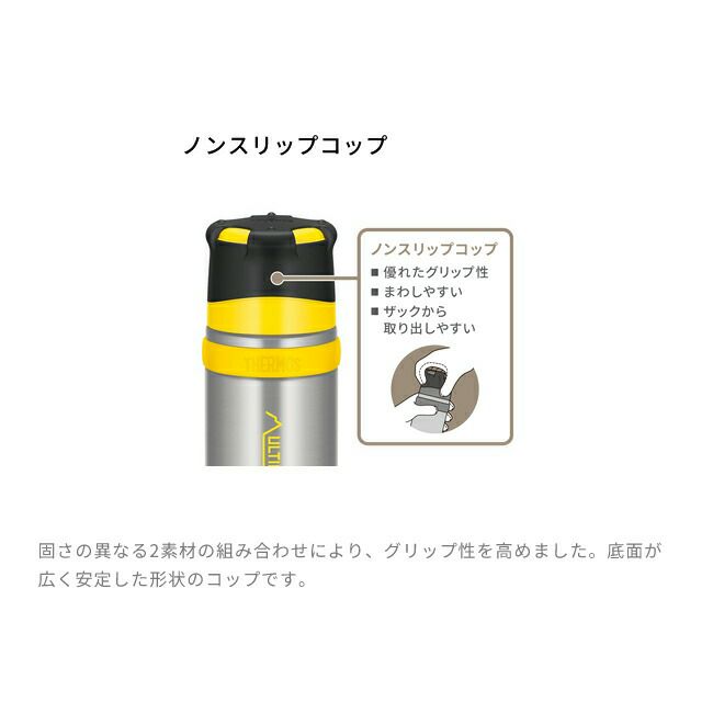 THERMOS サーモス 山専用 ステンレスボトル 500ml MTBK(マット