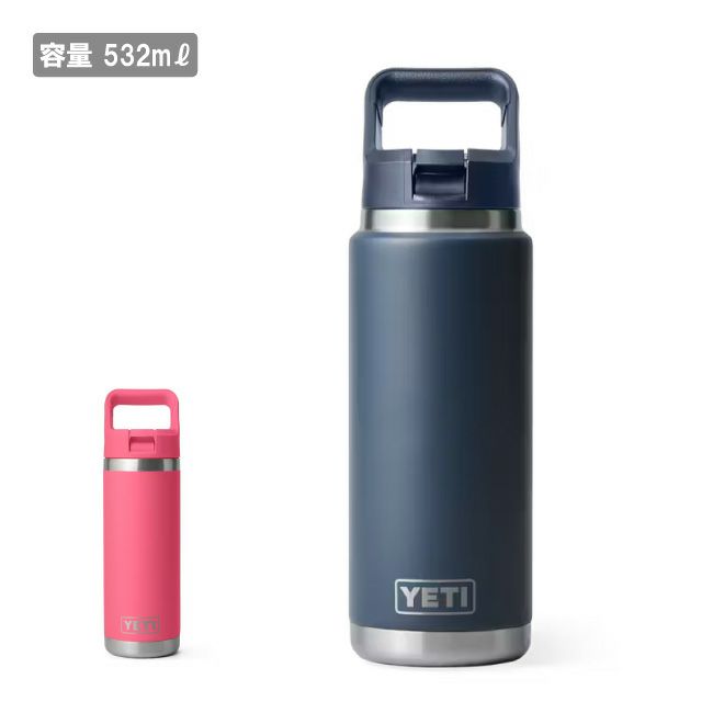 YETI イエティ 18 oz WATER BOTTLE WITH STRAW CAP 18オンス
